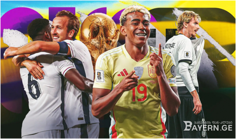 GOAL-მა 2026 წლის მსოფლიო ჩემპიონატის ტოპ 10 დაასახელა - რომელზეა გერმანია